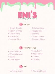 Eni’s Desserts