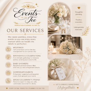 Events to the Tee